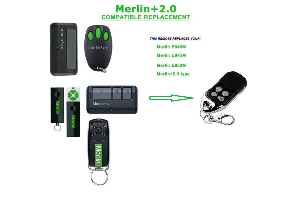 Merlin Garage Door Motor Remote